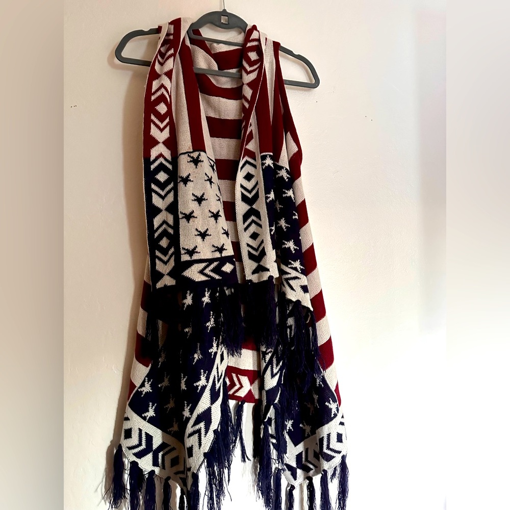 Stars and Stripes Stetson Duster Vest